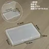 Caja Rectangular de Plástico Transparente Caja de Almacenamiento para Piezas de Pesca Caja Plana para Empaque de Papelería Caja Vacía Amazon Wholesale