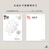 Postal Mapa de las 34 Provincias y Ciudades Nacionales Tarjeta Coleccionable de Sellos de Viaje Dibujo a Mano para Colorear 2 en 1 Cultural y Creativo al por Mayor
