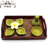 Plato de despliegue de productos para salón de belleza Plato de spa Aceitera Hotel Cuenco tailandés Plato Cuenco para aceites esenciales Traje de productos