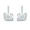 Shijia Réplica 1:1 Colar de Cisne Coração Pulsante para Mulheres Corrente de Clavícula Cisne Dinâmico Swarovski para Mulheres Fabricante Dropshipping