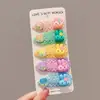 Pegatinas Florales para el Cabello de Niños, Accesorios para el Cabello para la Parte Posterior de la Cabeza, Pegatinas Mágicas para Bebés, Pinzas para el Cabello de Niñas, Pasadores, Tocado