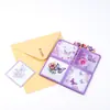 Tarjeta de Felicitación Navideña con un Toque de Lujo, Tarjeta de Felicitación para el Día del Maestro con Mariposas Revoloteando, Caja 3D Hecha a Mano que Puede Añadir Música y Luces