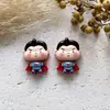 Accesorios de Resina del Hombre Araña Capitán América Transfronterizos Materiales de Decoración para Fundas de Teléfono DIY Encantos para Zapatos Accesorios para el Cabello