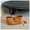 Bolso Hobo de Lona con Estampado de Leopardo de Gran Capacidad para Mujer 2026 Otoño/Invierno Nuevo Elegante Retro Bolso de Hombro Único Bolso Tote para Viaje