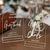 No. 927 Adornos de Boda Acrílicos Tarjetas de Mesa para Banquetes Recepción Boda Patty Escritorio Asientos Tarjetas de Mesa Soporte Grande