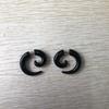 Aretes Falsos de Acrílico para Hélice de Acero Inoxidable 316L Espiral de Caracol Asimétrico Alargadores de Oreja con Forma Especial Cruzados de Europa y América