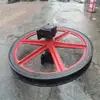 Polea fija, estructura estable, polea de vehículo estable, especificaciones completas, polea de mina de una ranura para perforación de pozos