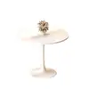 Mesa redonda, mesa de negociación simple tipo tulipán blanca de ocio, mesa de comedor nórdica para cafetería y tienda de té con leche, mesa redonda pequeña y sillas para balcón