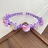Diadema de Fideos Ondulados de Colores para Niños, Dibujo Animado para Niña, Accesorios para el Cabello Antideslizantes con Dientes y Artefacto para Arreglar el Cabello Suelto