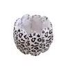 Pulseira Design Sfumato Estampa de Leopardo Ponto Oval Pulseira de Nicho Fashionável Simples Versátil Joia Feminina de Alto Padrão