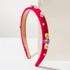 Faixa de Cabeça He Ming Estilo Barroco Retrô Europeu Borda Fina Cravejada de Strass Estrela da Moda Borda Fina Faixa de Cabeça para Mulheres Acessórios de Cabelo de Alta Qualidade