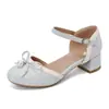 Nuevos Zapatos de Hada Estilo Étnico Estampado Baotou 2025 30-43 Estilo Chino Cheongsam Dinastía Han Sandalias Huecas Zapatos de Exportación
