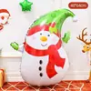 Nuevos Globos de Papel de Aluminio de Navidad Árbol de Navidad Grande Papá Noel Decoración Festiva Sala de Estar Decoraciones de Globos para Nochebuena