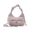 Bolso Trendy Dulce Estilo Coreano para Mujer, Color Sólido, Nuevo 2026 Moda Cadena Trendy Floral de Viaje Elegante Bandolera