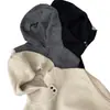 Chaleco Casual de Color Puro a la Moda con Capucha Tejido de Punto para Mujer 2025 Otoño e Invierno Nuevo Suéter Suave Ceroso Tejido de Punto en Capas Transfronterizo