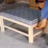 Cama de cochilo multifuncional extensível de madeira maciça para adultos e crianças, adequada para espaços pequenos, expansível e dobrável