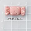 Accesorios de cabeza de niña de goma suave para bricolaje, lazo de cereza, funda para teléfono móvil, pegatina para refrigerador, agujero para zapatos, caja de almacenamiento, material de decoración