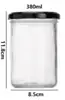 Vejiga de pescado, Nido de pájaro, Gelatina de piel de burro, Pasta de gelatina de tortuga, Caviar, Gelatina de pescado, Botellas dispensadoras de vidrio, Botellas de vidrio, Frascos de boca ancha, Vidrio transparente