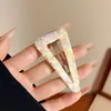 Pinza Triangular de Acetato de Alta Gama Coreana para el Cabello para Mujer 2026 Nuevo Estilo Flequillo Pinza Bb Pinza Lateral Accesorio para el Cabello