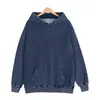 Chamarra con Capucha de Mezclilla Lavada para Pareja para Mujer, Temporada Primavera y Otoño 2026, Corte Holgado, Top Adelgazante, Sudadera con Capucha