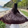 Lago Salado Chaka Noroeste Grande Turismo Estilo Étnico Bufanda Bufanda Nueva de Verano para Mujer Playa Marina Chal Protector Solar Delgado