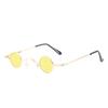 Gafas de sol retro redondas con montura pequeña, estilo para hombres y mujeres, minigafas de sol estilo príncipe con montura redonda pequeña, gafas de sol estilo hip hop, modernas