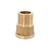 Conector de fio de cobre interno e externo de 1/2 alongado para fornecimento transfronteiriço, acessórios diretos para encanamento, vendas diretas da fábrica