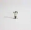 Proveedores de fabricantes vaso medidor de vino de acero inoxidable separador de vino de doble cabeza dispositivo medidor de vino de doble cabeza vaso de vino de 1 oz taza medidora rizada borde recto