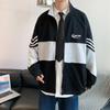 Chaqueta de solapa suelta, suéter tipo cárdigan, marca de moda de primavera y otoño 2023, chaqueta deportiva estilo Hong Kong para hombre, estilo Harajuku
