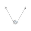 Collar de Lujo Ligero de Diseño Nicho Inspirado en Estrellas para Mujer, Cadena para Clavícula de Influencer de Tiktok para Verano