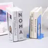 Oficina de Biblioteca Soporte para Libros en Forma de L Soporte Metálico para Libros Organización y Almacenamiento de Archivos de Escritorio Contratación Gubernamental Estantería Económica