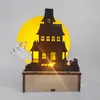 Novas Decorações de Halloween Luzes Noturnas Vazadas Fantasma da Morte Adereços do Festival dos Fantasmas Enfeites de Madeira de Halloween