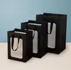 Bolsa de Regalo Transparente para Flores Nuevo Ramo Ventana Extra Grande Temporada de Cumpleaños Graduación Bolsa de Regalo para el Día de San Valentín Bolso de Mano