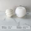 Molde de Silicona para Velas Aromáticas con Forma de Hilo DIY Estilo Ins Bola Roscada Geométrico Molde para Jabón Velas Hecho a Mano
