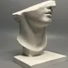 Escultura de yeso romana juvenil incompleta estilo artístico de nicho decoración de escritorio de alta calidad para el hogar