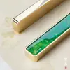 Pisapapeles de Latón Sólido Pisapapeles para Caligrafía Caja de Regalo Especial para Escritura Los Cuatro Tesoros del Estudio para Principiantes Pincel Creativo de Latón Pluma Estilográfica