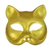 Vestido de Disfraz para Actuación Escénica del Festival de Fantasmas de Halloween, Máscara Facial de Gato con Forma de Personalidad, Máscara de Zorro de Mascarada