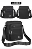 Bolso Cruzado Casual Estilo Coreano, Gran Capacidad, Multicapa, Resistente al Agua, Cartera de Negocios Unisex, Bolso de Mensajero para Hombre