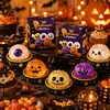 Serie de Juguetes Squishy de Calabaza de Halloween Transfronteriza Juguete para Alivio del Estrés Caja Sorpresa Embalaje Colorido Rebote Lento Bola Anti-Estrés Bola de Ventilación