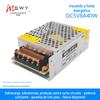 Fonte de Alimentação Chaveada Mingshi Weiye 5V8A40W Transformador DC Driver de Display Lâmpadas LED