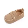 Sapatos para bebês e crianças pequenas de 0 a 1 ano, sapatos estilo feijão da moda, sapatos de bebê estilo britânico, primavera e outono 2774