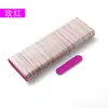 Lima de uñas desechable corta de doble cara, mini lima de uñas de madera, herramienta para pulir uñas que no desprende limaduras