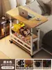 Mesa de noche Móvil Elevable Escritorio para Computadora Escritorio de Oficina Simple Escritorio para Estudiante Habitación Hogar Cama Mesa de Estudio