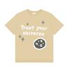 Broken Planet Broken Planet Foam Print Trendy Brand Camiseta de manga curta masculina casual de verão para todos os jogos