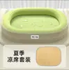 Cama para perro adecuada para todas las estaciones, desmontable y lavable, colchoneta para dormir de verano para perros medianos y pequeños como Bichón Frisé, nido para dormir de gato de nuevo estilo