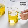 Taza de Vidrio con Asa para Dropshipping Taza Doméstica para Beber Vidrio de Borosilicato Alto Resistente al Calor Taza para Leche Hospitalidad Taza de Té