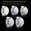 Placa Agulha Dentes Alimentadores Jack Zhongjie Máquina Pesada Brother Fangde Máquina de Costura Reta Placa de Agulha Quatro Fileiras Dentes Alimentadores