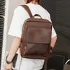 2025 Nova Mochila Casual Retro para Computador Estilo Coreano Moda Bolsa de Viagem Multiplataforma Mochila Masculina Tendência Atacado