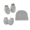 Comercio exterior Europa y Estados Unidos gorro fetal para recién nacido guantes antiarañazos para bebé cubre pies gorro de bebé cubre manos y pies suministro transfronterizo 82105