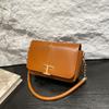 Bolso Cuadrado Pequeño Diseño Nicho Femenino 2024 Otoño e Invierno Nuevo Bolso de Hombro de Moda Bolso de Moda Versátil Bolso de Cadena Sobaco
